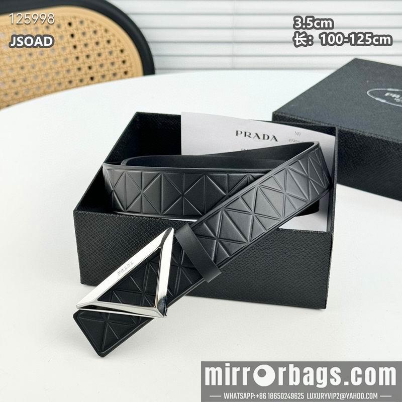 Prada belt 35mmX100-125cm 8L38