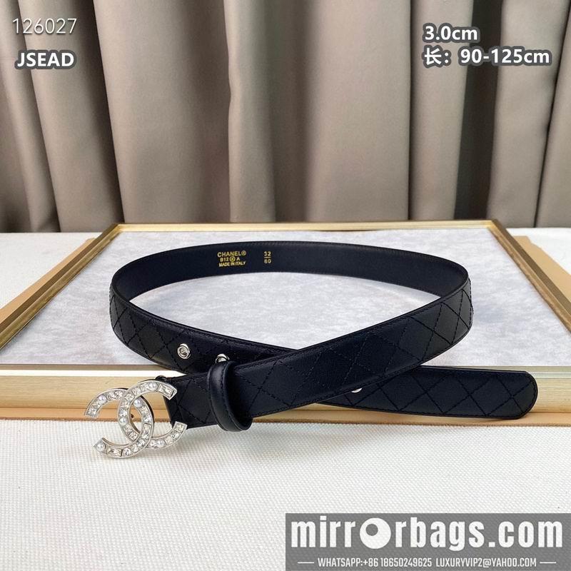 Chanel belt 30mmX90-125cm 8L14