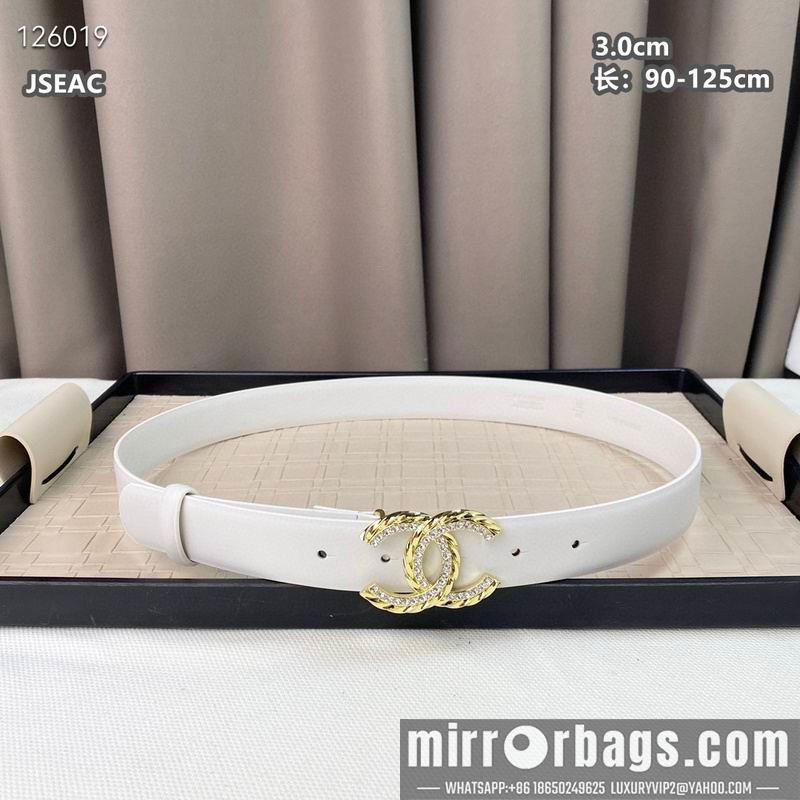 Chanel belt 30mmX90-125cm 8L18