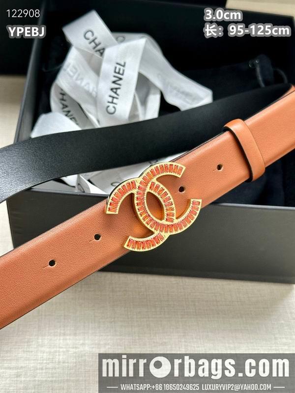 Chanel belt 30mmX95-125cm 8L26