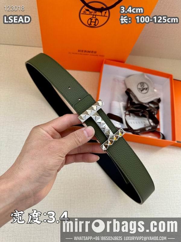 Hermes belt 34mmX100-125cm 8L06