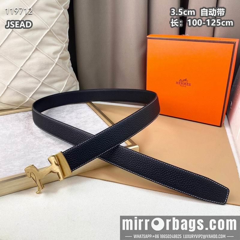 Hermes belt 自动带35mmX100-125cm 8L040801