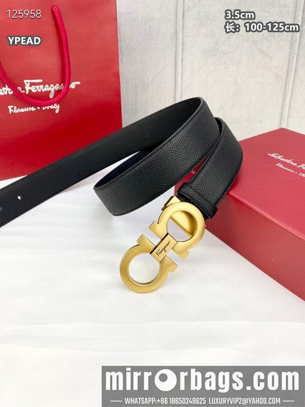 Ferragamo belt 35mmX100-125cm 8L25