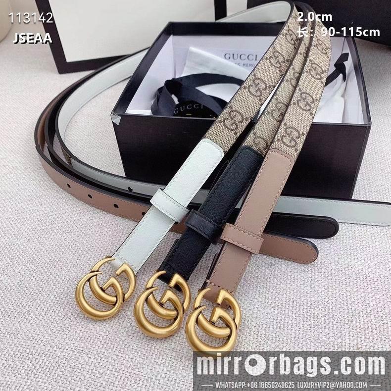 Gucci belt 20mmX90-115cm 8L07