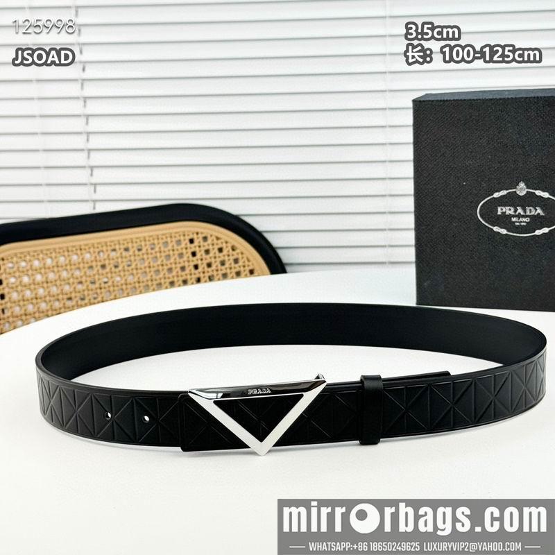 Prada belt 35mmX100-125cm 8L38