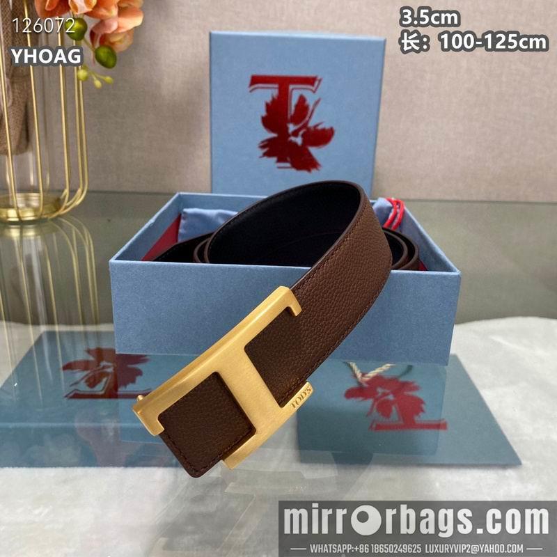 Tod's belt 35mmX100-125cm 8L07