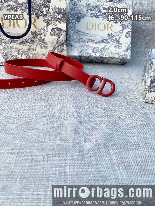 Dior belt 20mmX90-115cm 8L23