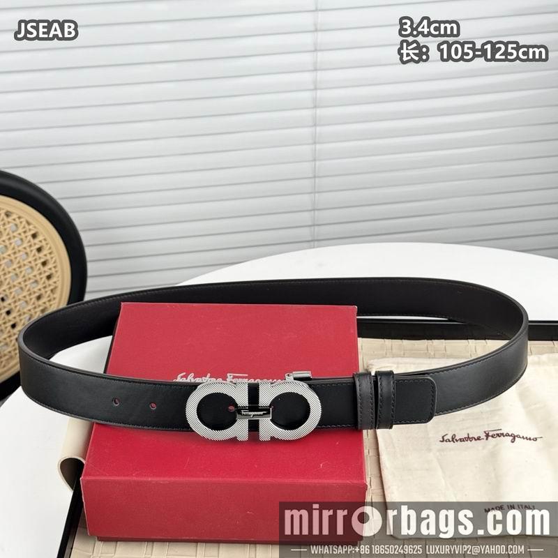 Ferragamo belt 34mmX105-125cm 8L12
