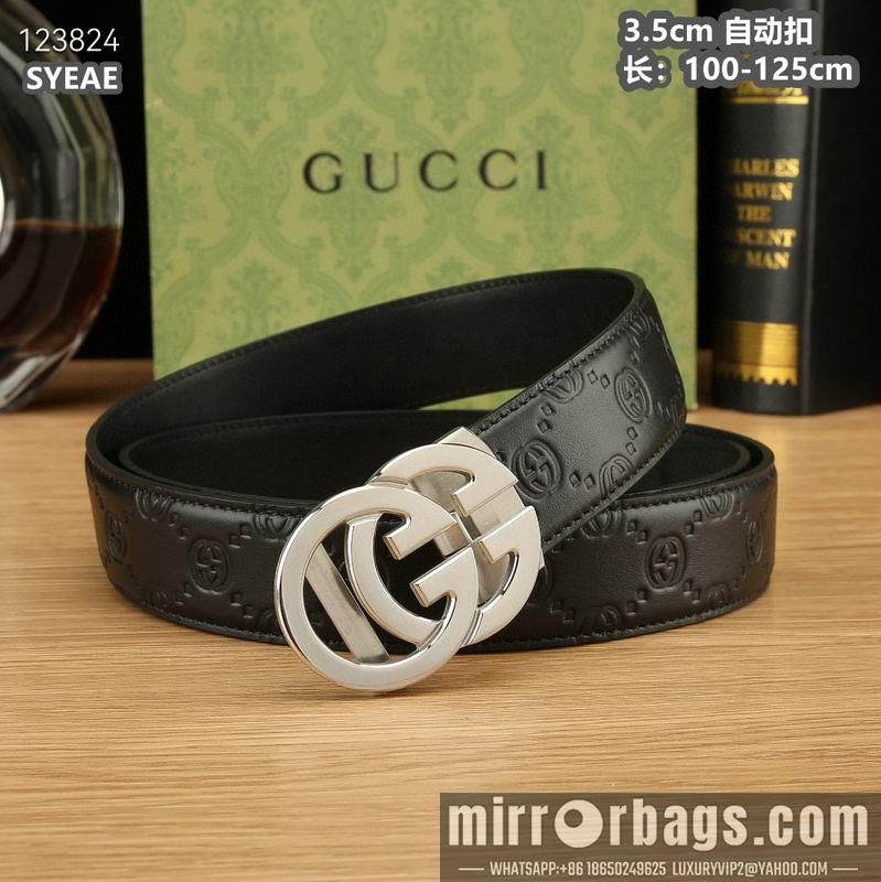 Gucci belt 35mmX100-125cm 8L44