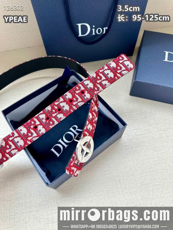 Dior belt 35mmX95-125cm 8L17