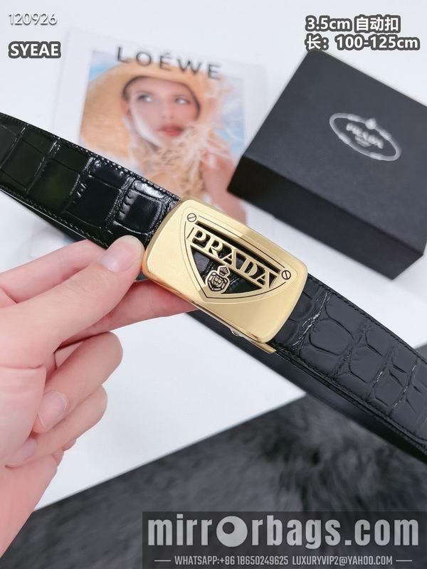 Prada belt 自动带 35mmX100-125cm 8L072004