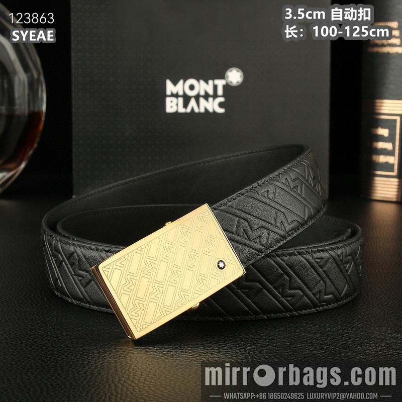 Montlanc belt 35mmX100-125cm 8L47