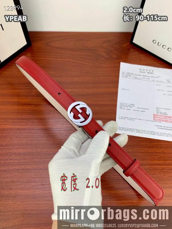Gucci belt 20mmX90-115cm 8L24