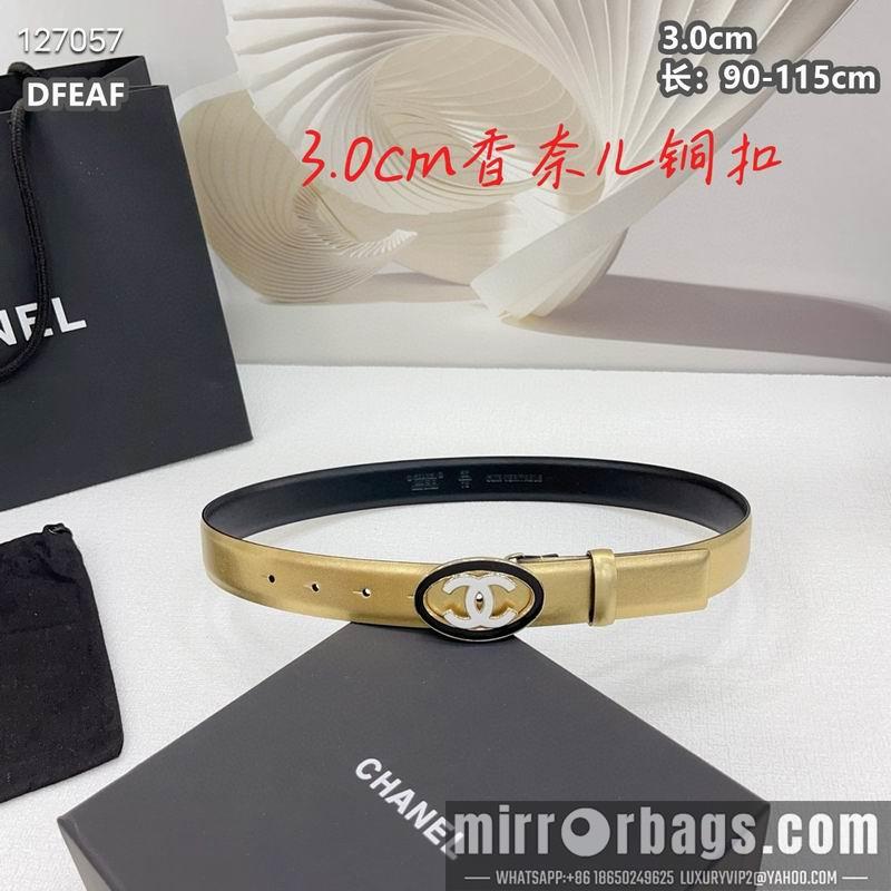 Chanel belt 30mmX90-115cm 8L34