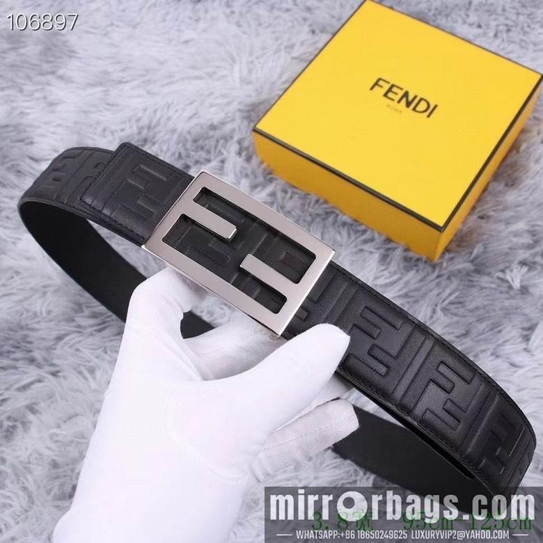 Fendi Belt 38mmX95-125cm 7D89