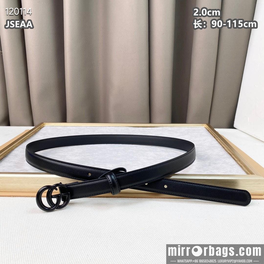 Gucci belt 20mmX90-115cm 8L06