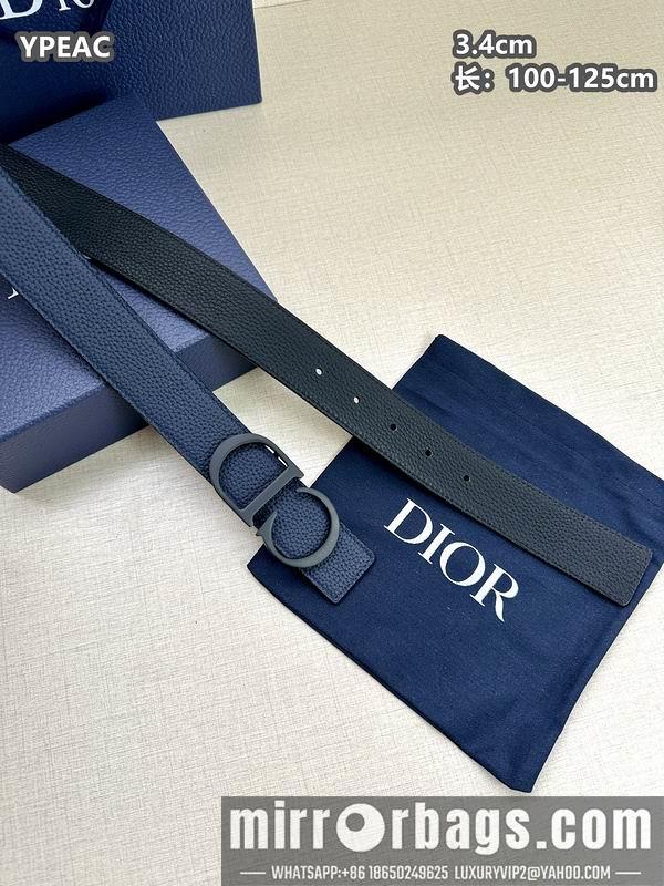 Dior belt 34mmX100-125cm 8L07
