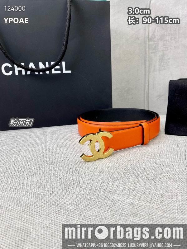 Chanel belt 30mmX90-115cm 8L09