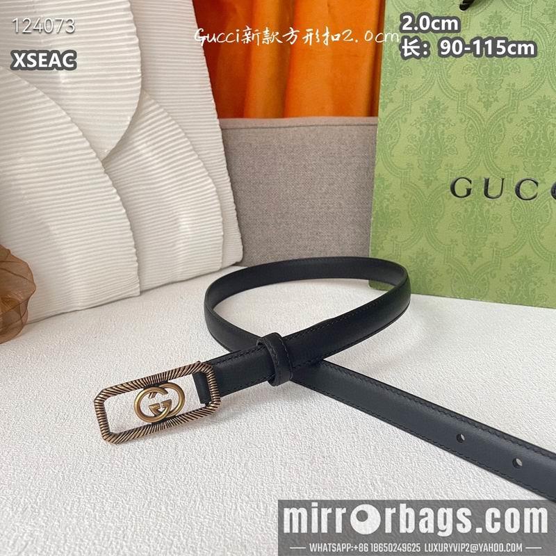 Gucci belt 20mmX90-115cm 8L20
