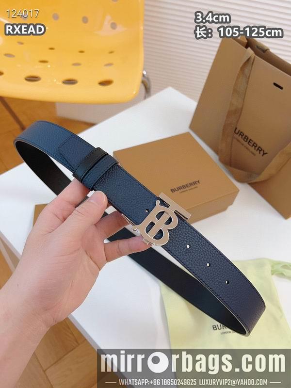 Burberry belt 34mmX105-125cm 8L07