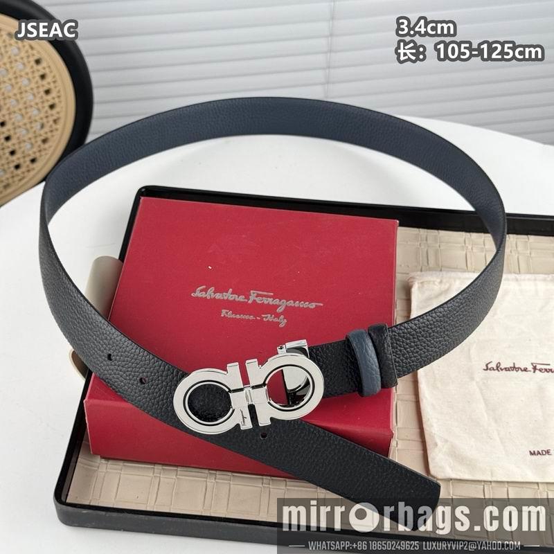 Ferragamo belt 34mmX105-125cm 8L16
