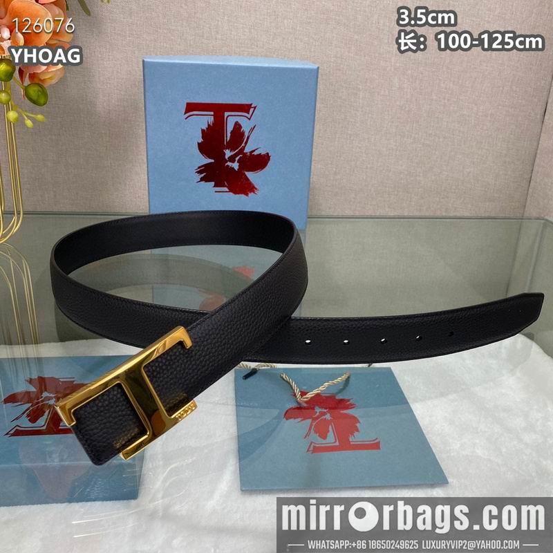 Tod's belt 35mmX100-125cm 8L07