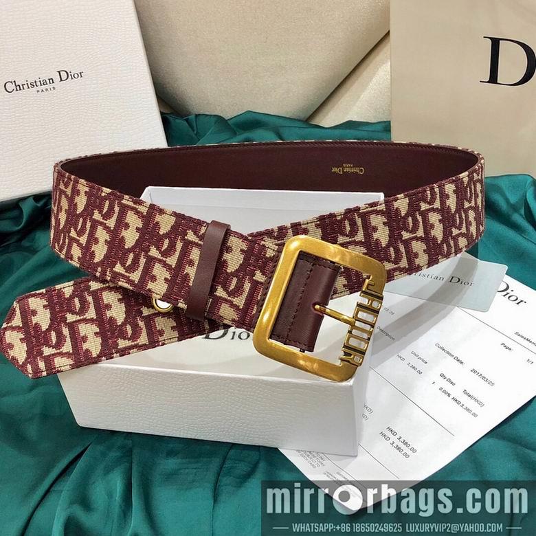 Dior Belt 50mmX95-110cm 7d05