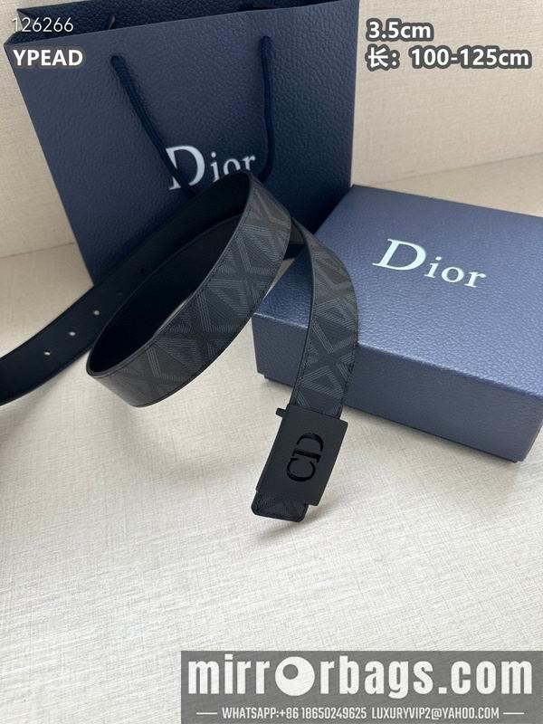 Dior belt 35mmX100-125cm 8L27