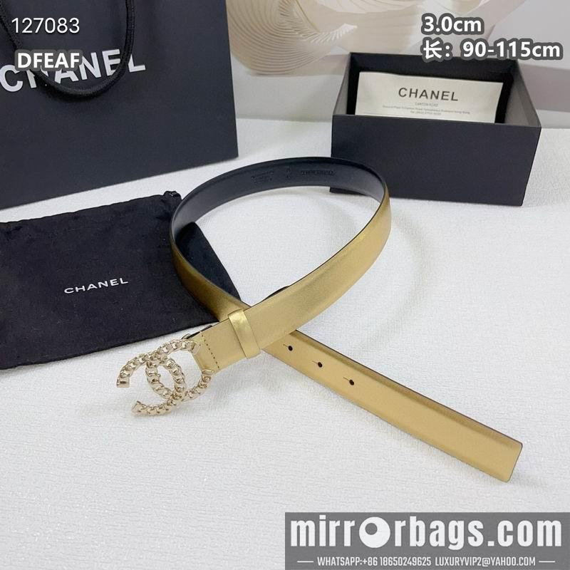 Chanel belt 30mmX90-115cm 8L38