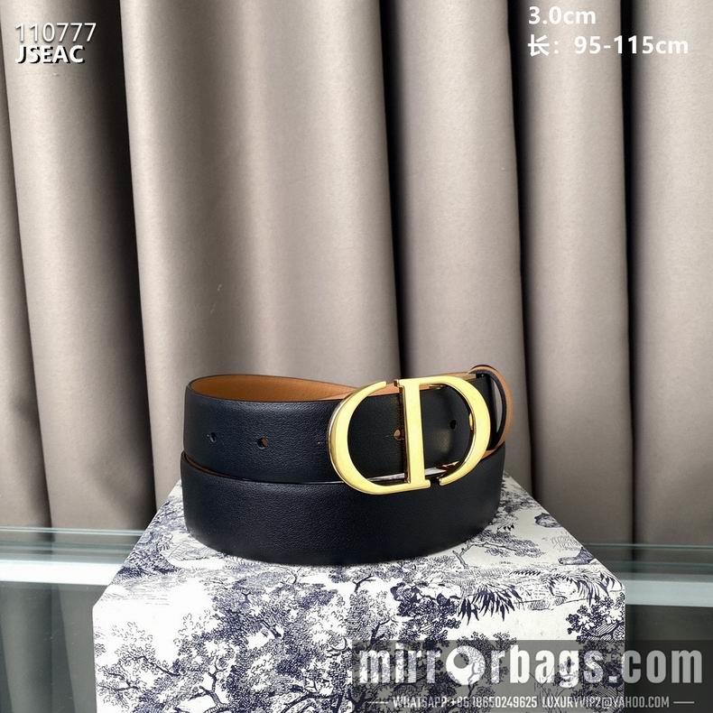 Dior Belt 30mmX95-115cm 8L08