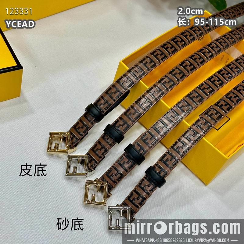 Fendi belt 20mmX95-115cm 8L15