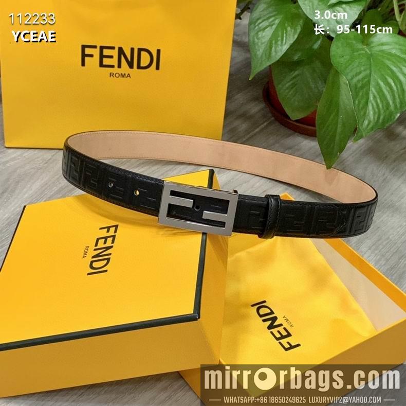 Fendi Belt 30mmX95-115cm 8L09