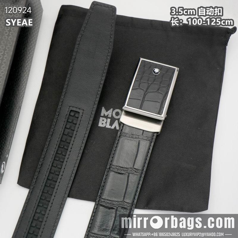 Montblanc belt 自动扣 35mmX100-125cm 8L072011