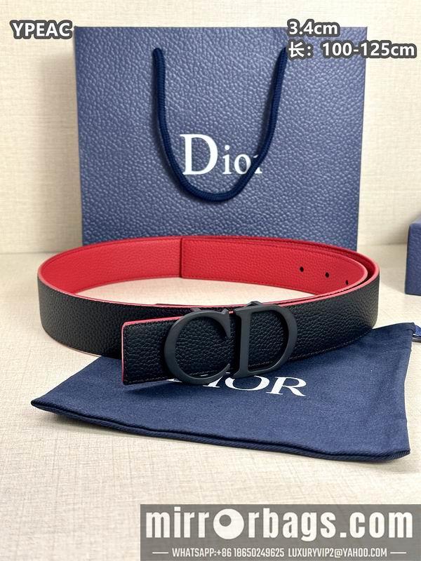 Dior belt 34mmX100-125cm 8L07