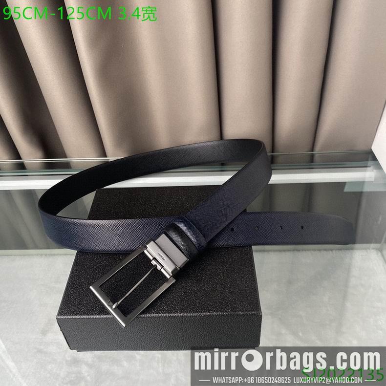 Prada Belt 34mmX95-125cm 7D01