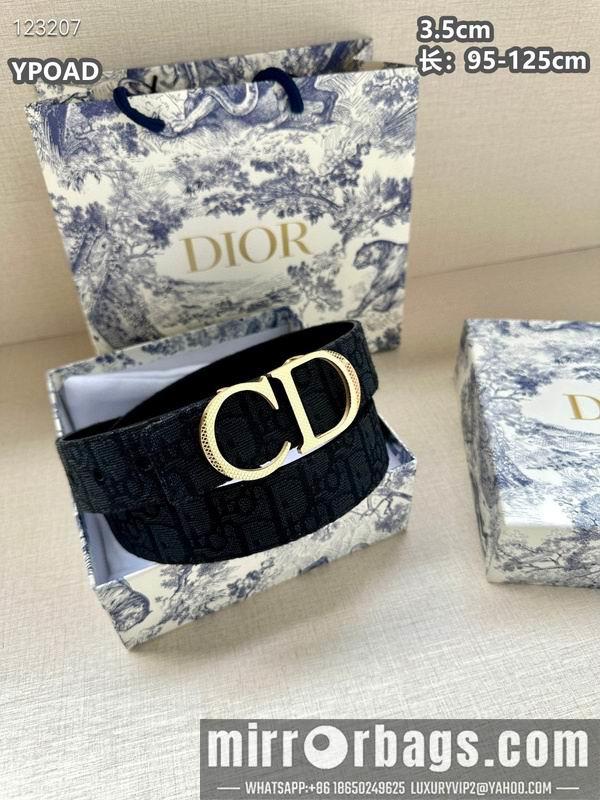 Dior belt 35mmX95-125cm 8L23