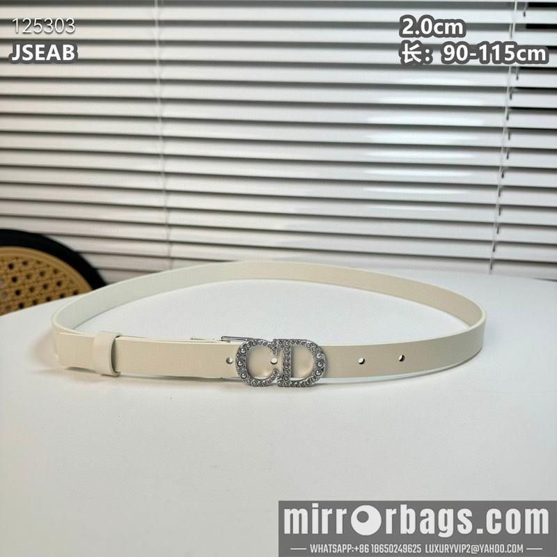 Dior belt 20mmX90-115cm 8L18
