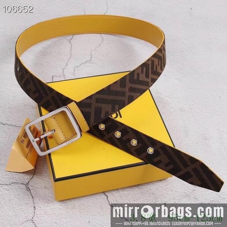 Fendi Belt 38mmX95-125cm 7D100