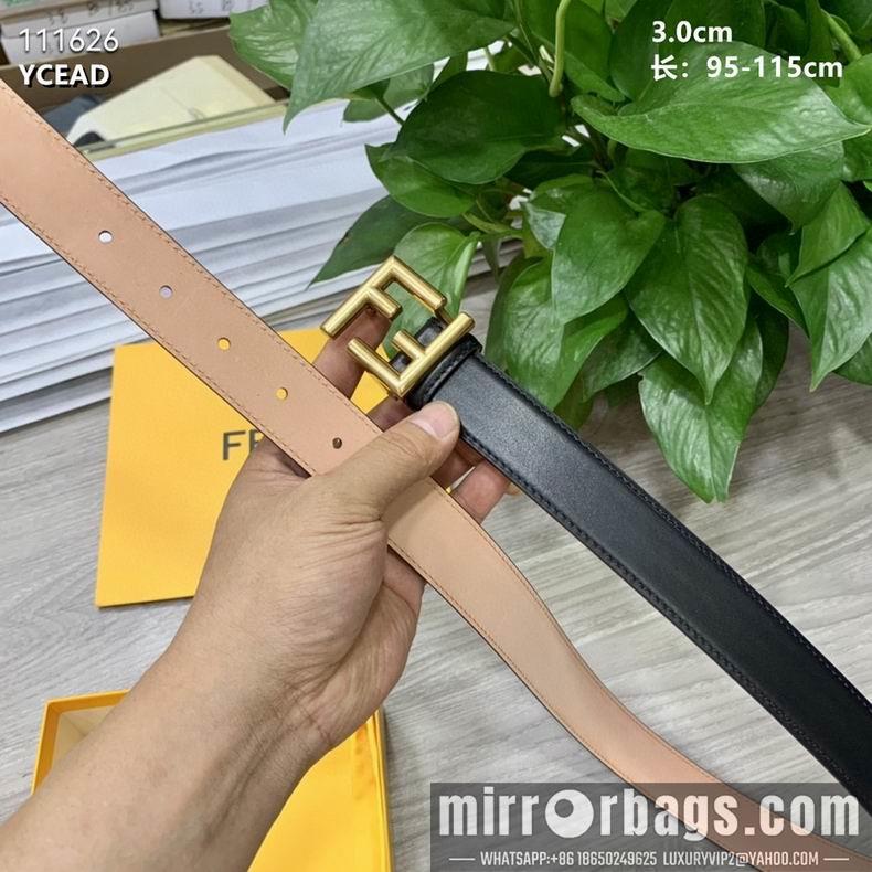 Fendi Belt 30mmX95-115cm 8L04