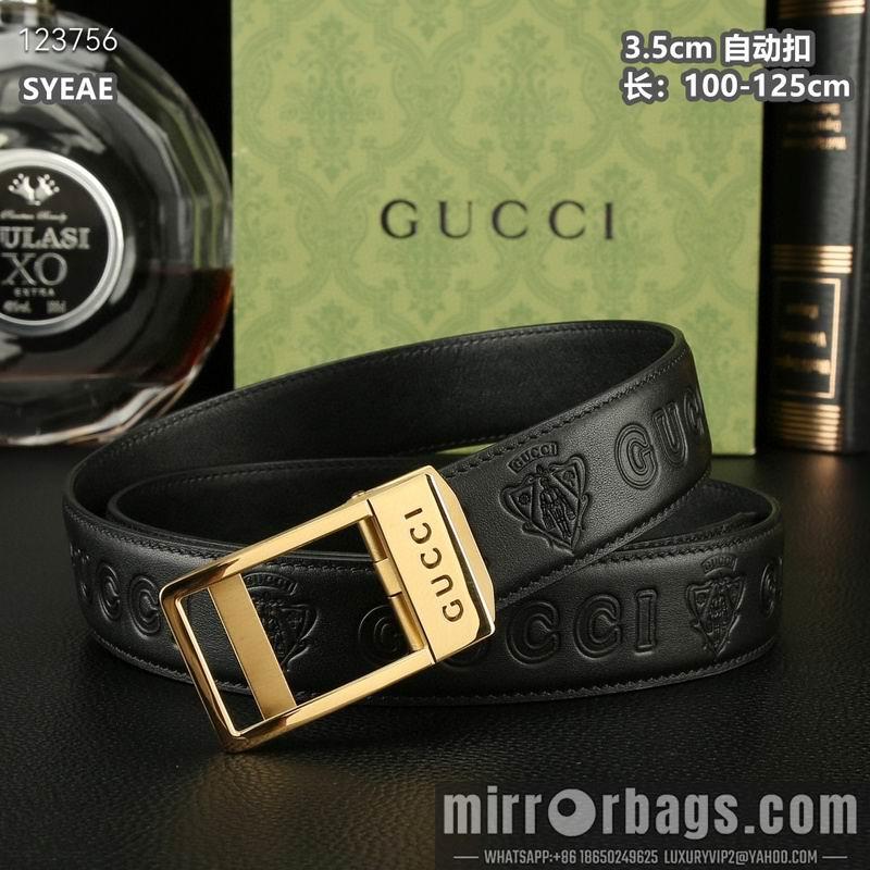 Gucci belt 35mmX100-125cm 8L51