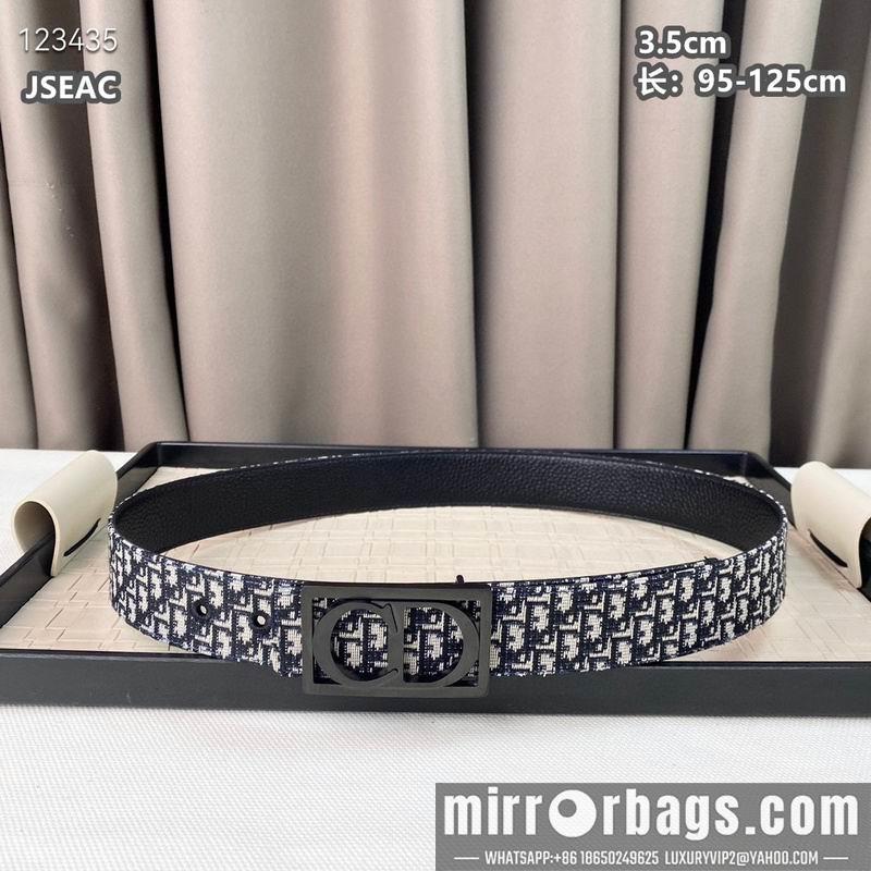 Dior belt 35mmX95-125cm 8L25