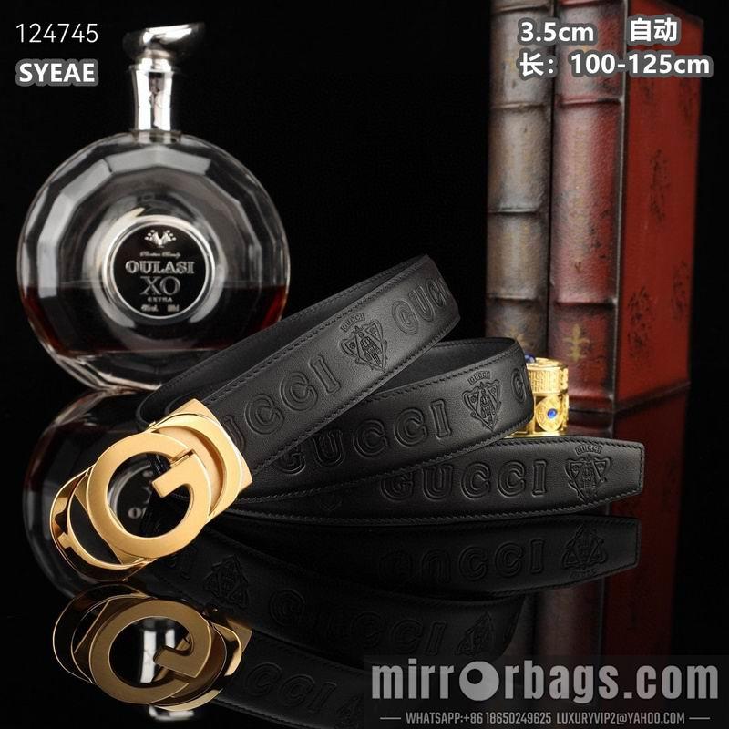 Gucci belt 35mmX100-125cm 8L29