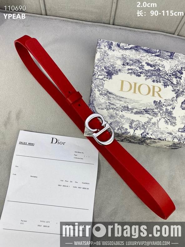 Dior Belt 20mmX90-115cm 8L04