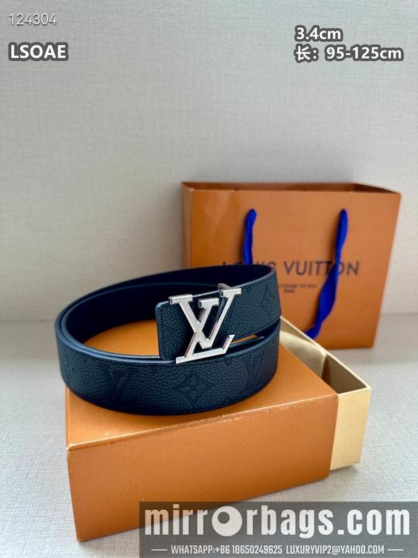 LV belt 34mmX95-125cm 8L22