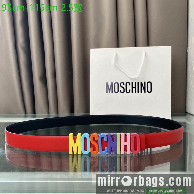 Moschino belt 25mmX95-115cm 7D