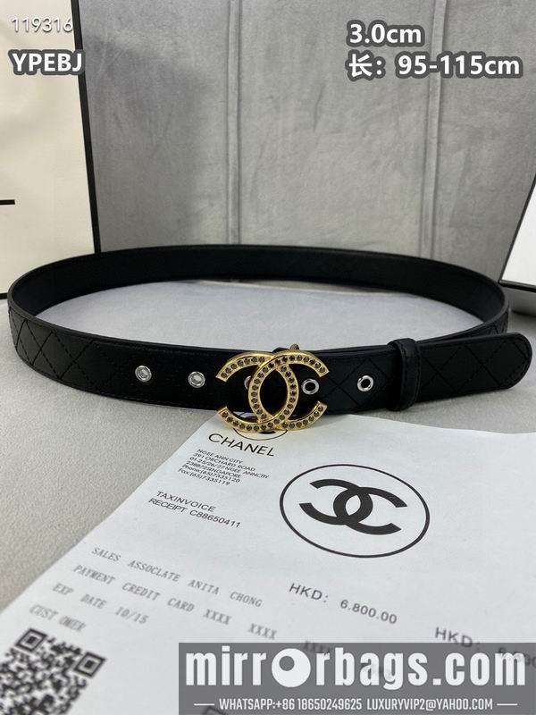 Chanel belt 30mmX95-115cm 8L040805