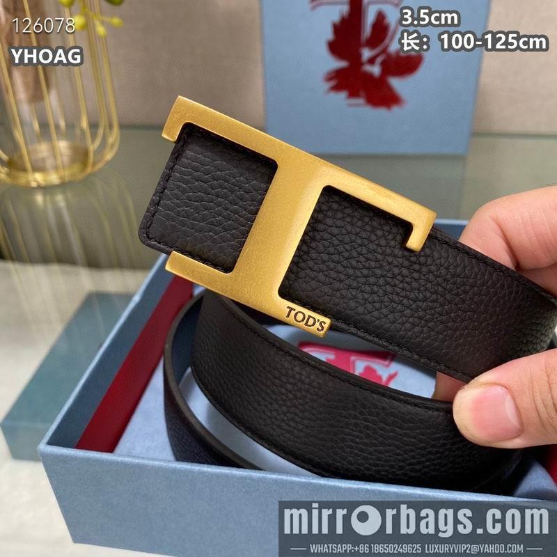 Tod's belt 35mmX100-125cm 8L07