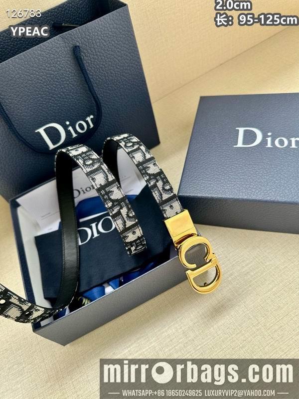 Dior belt 20mmX95-125cm 8L22
