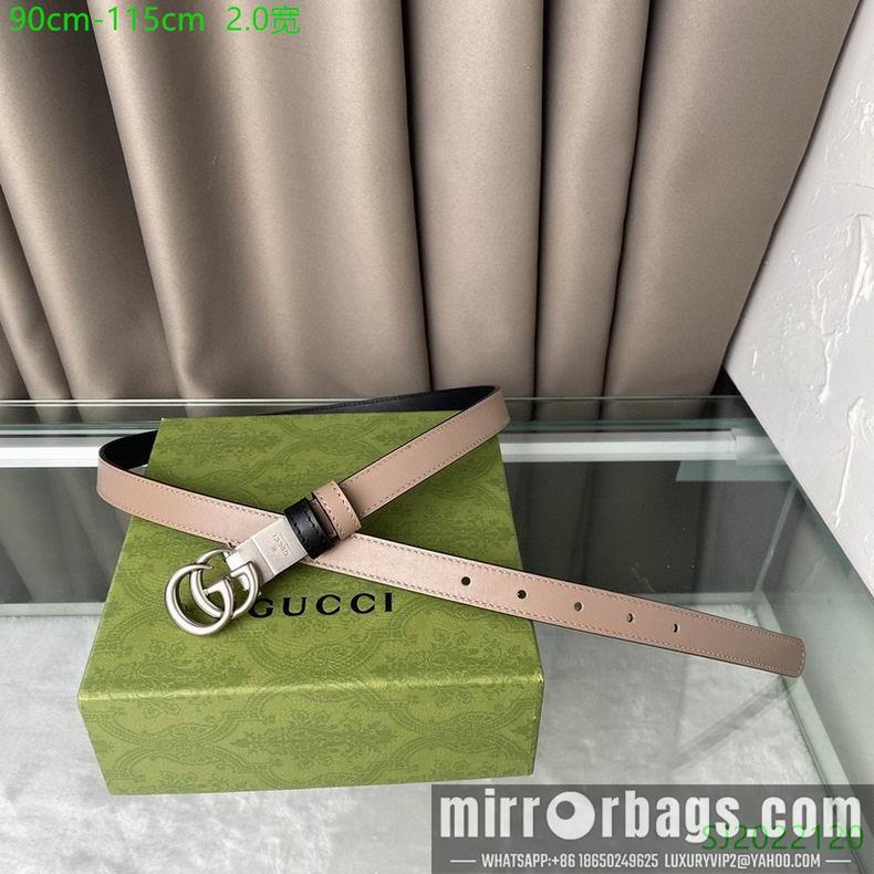 Gucci Belt 20mmX90-115cm 7D01