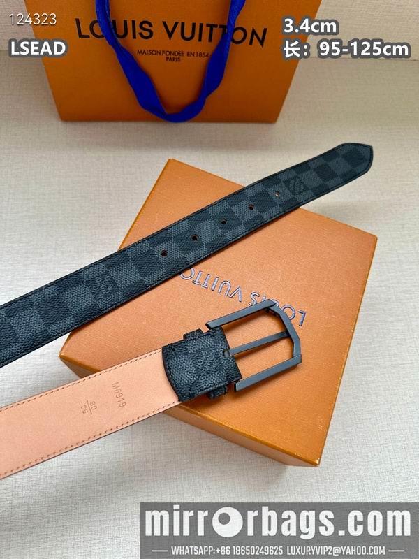 LV belt 34mmX95-125cm 8L23